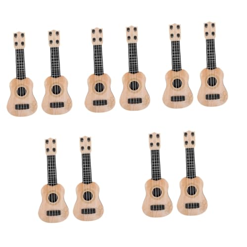 TOYANDONA 10 STK Mini-Ukulele Minispielzeug für Mädchen Gitarren-Instrument-Modell Spielzeuge Mädchen Spielzeug kleines Gitarrenmodell Kinder Gitarrenspielzeug Musik kleine Gitarre Baby von TOYANDONA