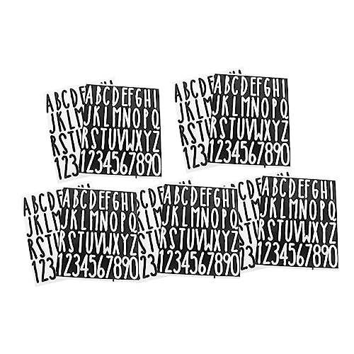 TOYANDONA 10 STK Vinyl-Aufkleber Buchstaben Aufkleber Alphabet-Aufkleber DIY Tagebuch Aufkleber Brief-Aufkleber-Dekoration Aufkleber Mit Englischen Buchstaben PVC Selbstklebend von TOYANDONA