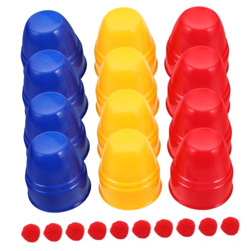 TOYANDONA 10 Sätze Magische Trickbecher und Bälle Zauberrequisiten für Jugendliche und Anfänger für Partys Bühnenaufführungen und Familienfeiern TOYANDONA 10 Sätze Magische Trickbecher und Bälle Zauberrequisiten für Jugendliche und Anfänger für Partys Bühnenaufführungen und Familienfeiern von TOYANDONA
