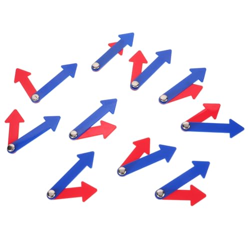 TOYANDONA 10 Sätze Teiliges Drehbare Kunststoff Uhrzeiger mit Schrauben Lernspielzeug für Zeiterfassung Pädagogische Uhrzeiger für Grundschule und Zeitablesen Rot und Blau TOYANDONA 10 Sätze Teiliges Drehbare Kunststoff Uhrzeiger mit Schrauben Lernspielzeug für Zeiterfassung Pädagogische Uhrzeiger für Grundschule und Zeitablesen Rot und Blau von TOYANDONA