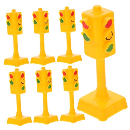 TOYANDONA 10 Stück Ampelmodell verkehrszeichen verkehrsschilder Straßenverkehr Dekoration Kinderspielzeug Mini-Verkehrszeichen Ampel Verkehrszeichen Abs Yellow TOYANDONA 10 Stück Ampelmodell verkehrszeichen verkehrsschilder Straßenverkehr Dekoration Kinderspielzeug Mini-Verkehrszeichen Ampel Verkehrszeichen Abs Yellow von TOYANDONA