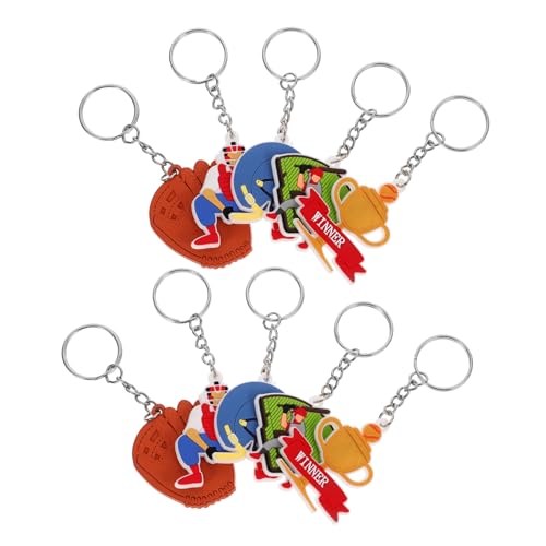 TOYANDONA 10 Stück Baseball-schlüsselanhänger Sport Schlüsselanhänger Ballschlüsselkette Stichworte Schlüsselbund Baseball-partygeschenke Sportparty-souvenir Plüsch Baseball-fan Junge Pvc TOYANDONA 10 Stück Baseball-schlüsselanhänger Sport Schlüsselanhänger Ballschlüsselkette Stichworte Schlüsselbund Baseball-partygeschenke Sportparty-souvenir Plüsch Baseball-fan Junge Pvc von TOYANDONA