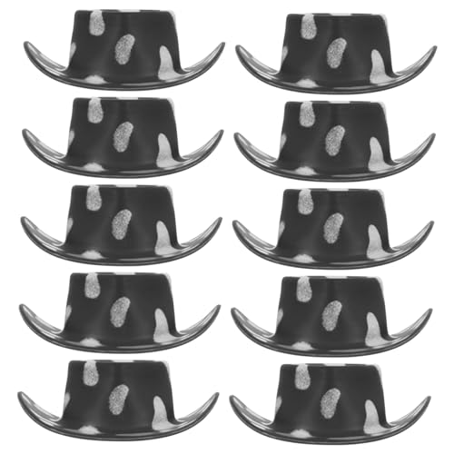 TOYANDONA 10 Stück Cowboyhutspielzeug Mini-Westernhut Mini-Hüte Minihüte zum Basteln Minihut zum Basteln Miniaturhüte selber Machen Cowgirl-Hut für Mädchen kleine hüte selber Machen Plastik TOYANDONA 10 Stück Cowboyhutspielzeug Mini-Westernhut Mini-Hüte Minihüte zum Basteln Minihut zum Basteln Miniaturhüte selber Machen Cowgirl-Hut für Mädchen kleine hüte selber Machen Plastik von TOYANDONA