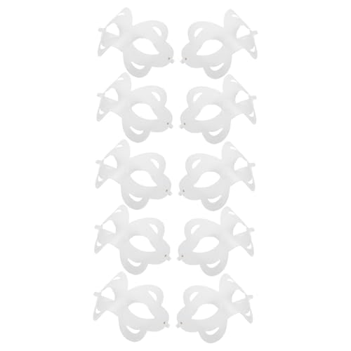 TOYANDONA 10 Stück DIY Papiermasken Leere Bastelmasken zum Bemalen für Halloween Karneval und Kreative Partys Leicht Tragbar Umweltfreundlicher Papiermasse TOYANDONA 10 Stück DIY Papiermasken Leere Bastelmasken zum Bemalen für Halloween Karneval und Kreative Partys Leicht Tragbar Umweltfreundlicher Papiermasse von TOYANDONA