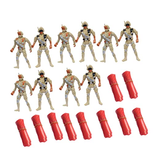 TOYANDONA 10stücke Parachute Soldiers Spielzeug Bewegliche Fallschirmtruppen Für Outdoor-aktivitäten Geburtstagsfeiern Und Spielspaß Im Freien von TOYANDONA