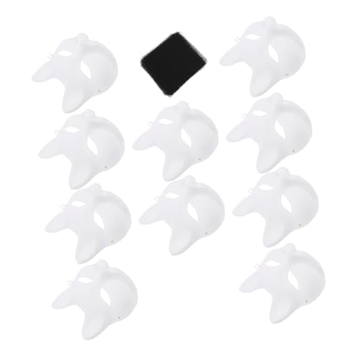 TOYANDONA 10 Stück Fuchsgesichtsmaske Maskerade-maske Leer Fuchsmasken Selber Machen Tierkostümmasken Weiße Maskerademaske Zum Selbermachen Weiße Bastelmasken Bemalbare Tiermaske Papier TOYANDONA 10 Stück Fuchsgesichtsmaske Maskerade-maske Leer Fuchsmasken Selber Machen Tierkostümmasken Weiße Maskerademaske Zum Selbermachen Weiße Bastelmasken Bemalbare Tiermaske Papier von TOYANDONA