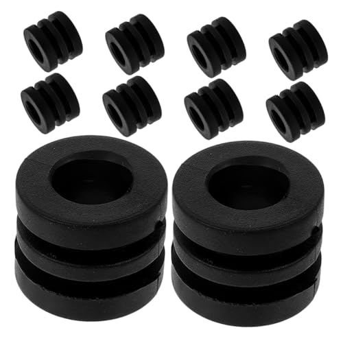 TOYANDONA 10 Stück Fußball -tischkissendichtung Austausch Der Kickerstoßstange Fußball-stoßstangenpolster Kicker Zubehör Unterlegscheiben Für Tischfußball Kleine Kickerteile Abs Black von TOYANDONA