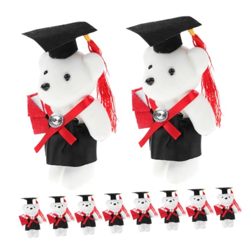 TOYANDONA 10 Stück Graduierte Doktorbär Puppe Abschlussgeschenke Für Blumenstrauß Bär Abschlussgeschenk Für Abschluss-blumenstrauß- Abschluss-blumenstrauß- Schaum TOYANDONA 10 Stück Graduierte Doktorbär Puppe Abschlussgeschenke Für Blumenstrauß Bär Abschlussgeschenk Für Abschluss-blumenstrauß- Abschluss-blumenstrauß- Schaum von TOYANDONA