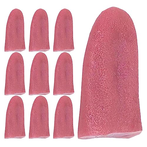 TOYANDONA 10 Stück Halloween Gefälschte Zunge Realistisches Falsches Zungenmodell Hochsimulierte Zungenmodelle Fools Day Streichzungenspielzeug TOYANDONA 10 Stück Halloween Gefälschte Zunge Realistisches Falsches Zungenmodell Hochsimulierte Zungenmodelle Fools Day Streichzungenspielzeug von TOYANDONA