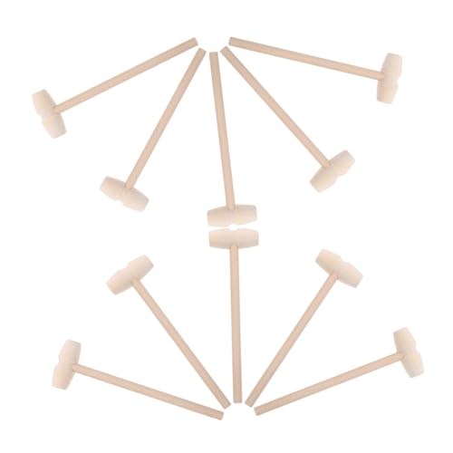 TOYANDONA 10 Stück Hammer Spiel Bausatz zehn Halbmond innen Schlüssel Griffe Geburtstagsgeschenk holzwerkzeug spaß winzige Holzhämmer Werkzeug zusammenbauen tragbare Minihämmer hölzern Khaki TOYANDONA 10 Stück Hammer Spiel Bausatz zehn Halbmond innen Schlüssel Griffe Geburtstagsgeschenk holzwerkzeug spaß winzige Holzhämmer Werkzeug zusammenbauen tragbare Minihämmer hölzern Khaki von TOYANDONA