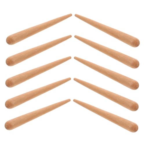 TOYANDONA 10 Stück Holz Rhythmussticks für Orff Schlaginstrumente für Musikbildung im Klassenzimmer Interaktive und Kreative Klangexperimente TOYANDONA 10 Stück Holz Rhythmussticks für Orff Schlaginstrumente für Musikbildung im Klassenzimmer Interaktive und Kreative Klangexperimente von TOYANDONA