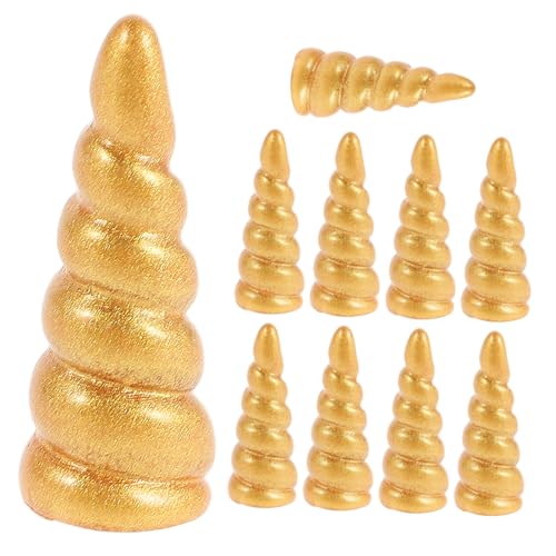 TOYANDONA 10 Stück Horn Harz Einhorn Horn Glitzer Horn Dekorationen Ideal Für DIY Haarschmuck Und Haarverzierungen TOYANDONA 10 Stück Horn Harz Einhorn Horn Glitzer Horn Dekorationen Ideal Für DIY Haarschmuck Und Haarverzierungen von TOYANDONA