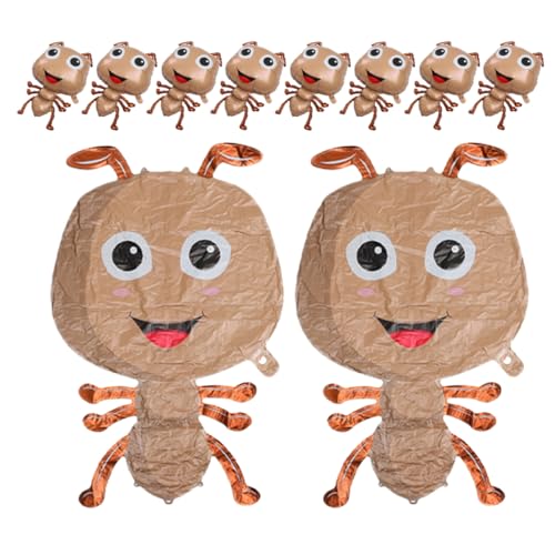 TOYANDONA 10 Stück Insekten Ballons Ant Form Aluminiumfolie Ballons für Shower Kindergeburtstag Deko Kreative Party Zubehör für Insekten Themenfeiern TOYANDONA 10 Stück Insekten Ballons Ant Form Aluminiumfolie Ballons für Shower Kindergeburtstag Deko Kreative Party Zubehör für Insekten Themenfeiern von TOYANDONA