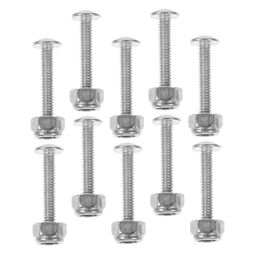 TOYANDONA 10 Stück Kicker Zubehör tischkicker ersatzteile Tischfußball Ersatzteile Gestell Kickertisch Netz Spieler Spanngurt Schrauben Tischfußball-Versorgung Zubehör für Tischkicker Silver von TOYANDONA