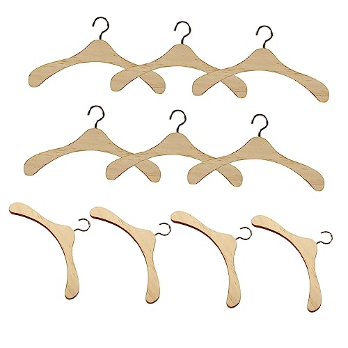 TOYANDONA 10 Stück Kleiderbügel Kleiderbügel Kleine Babypuppe Kleine Kleiderständer Kleine Kleiderständer Kleiderständer Kleiderständer Lebensechte Kleine Kleiderbügel Kleine von TOYANDONA