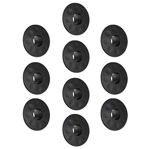 TOYANDONA 10 Stück Lager für Fußballmaschinen Stange Tischfußball tischkicker ersatzteile Kickerbuchsen Plastik Black von TOYANDONA