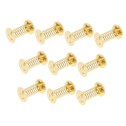 TOYANDONA 10 Stück Metallfeder Basen für DIY Puppen mit Wackelkopfeffekt Goldfarbene Federn für Auto Dashboard Dekoration und Bastelzubehör Bewegliche Frühlingsbasis für Kreative Figuren TOYANDONA 10 Stück Metallfeder Basen für DIY Puppen mit Wackelkopfeffekt Goldfarbene Federn für Auto Dashboard Dekoration und Bastelzubehör Bewegliche Frühlingsbasis für Kreative Figuren von TOYANDONA