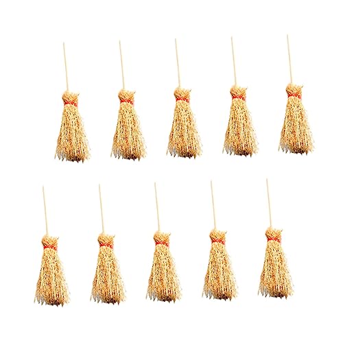 TOYANDONA 10 Stück Mini Besen Besen Kinderspielzeug Mini Dekoration Hexen Schneebesen Spielzeughaus Spielzeugbesen Mini Hausbesen Simulierte Besen Mini Bromms Foto TOYANDONA 10 Stück Mini Besen Besen Kinderspielzeug Mini Dekoration Hexen Schneebesen Spielzeughaus Spielzeugbesen Mini Hausbesen Simulierte Besen Mini Bromms Foto von TOYANDONA
