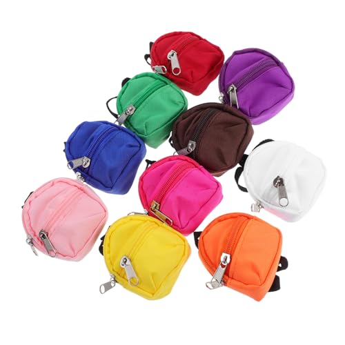 TOYANDONA 10 Stück Mini Puppenrucksäcke mit Reißverschluss Kleine Schulranzen für Puppen Kindgerechte Spielzeugtaschen Leicht und Kompakt Vielseitig für Rollenspiele und Ausflüge TOYANDONA 10 Stück Mini Puppenrucksäcke mit Reißverschluss Kleine Schulranzen für Puppen Kindgerechte Spielzeugtaschen Leicht und Kompakt Vielseitig für Rollenspiele und Ausflüge von TOYANDONA