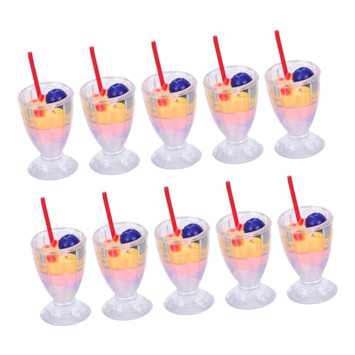 TOYANDONA 10 Stück Miniatur Eiscreme Becher für Puppenhaus Dekoration Handgefertigte DIY Micro Landschaft Detailreiche Miniatur Dessert Figuren TOYANDONA 10 Stück Miniatur Eiscreme Becher für Puppenhaus Dekoration Handgefertigte DIY Micro Landschaft Detailreiche Miniatur Dessert Figuren von TOYANDONA