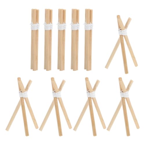 TOYANDONA 10 Stück Miniatur-lagerfeuerständer Für Puppenhäuser: Brennholzhalter Aus Holz Für Halloween-szenen – DIY-Requisiten Für Puppenhaus-campingzubehör TOYANDONA 10 Stück Miniatur-lagerfeuerständer Für Puppenhäuser: Brennholzhalter Aus Holz Für Halloween-szenen – DIY-Requisiten Für Puppenhaus-campingzubehör von TOYANDONA