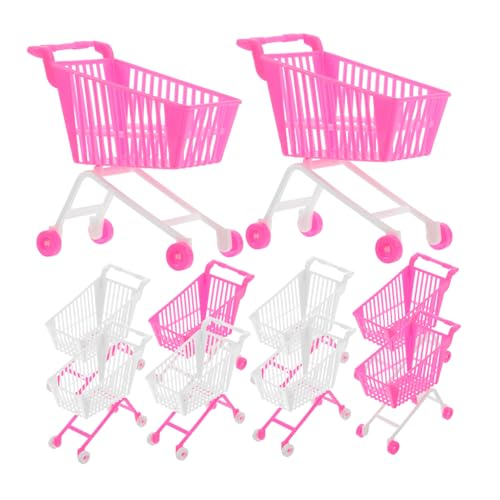TOYANDONA 10 Stück Miniatur-puppenhaus-einkaufswagen Für Kinder, Frühes Lernspielzeug, Realistische Heimdekoration, Kunststoff, Mini-Kinderwagen, Kinderzimmer, Puppenmöbel TOYANDONA 10 Stück Miniatur-puppenhaus-einkaufswagen Für Kinder, Frühes Lernspielzeug, Realistische Heimdekoration, Kunststoff, Mini-Kinderwagen, Kinderzimmer, Puppenmöbel von TOYANDONA