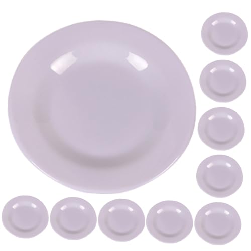 TOYANDONA 10 Stück Nachahmung Teller B Babypuppe Mini Mini Lebensmittel Weiße Teller Mini Tablett Tablett Mini Kleiner Teller Modell Küche Szene Dekoration Mini Teller Aus TOYANDONA 10 Stück Nachahmung Teller B Babypuppe Mini Mini Lebensmittel Weiße Teller Mini Tablett Tablett Mini Kleiner Teller Modell Küche Szene Dekoration Mini Teller Aus von TOYANDONA
