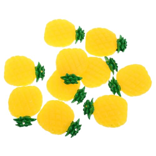 TOYANDONA Realistisches Obstmodell-Set – 10 Stück Künstliche Mini-ananasscheiben Für Heimdekoration Und Spielküche TOYANDONA Realistisches Obstmodell-Set – 10 Stück Künstliche Mini-ananasscheiben Für Heimdekoration Und Spielküche von TOYANDONA