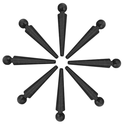TOYANDONA 10 Stück Punktestifte für das Spiel Heringe Krippenklammern aus Metall Krippenzubehör Krippenklammern einzigartig Krippenbrettklammern Zubehör für Brettspiele Eisen Schwarz von TOYANDONA