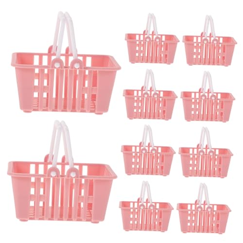TOYANDONA 10 Stück Puppen-Einkaufskorb Mini-Einkaufskörbe mit Griffen Kleiner Einkaufskorb Puppenhausdekor Mini- -Einkaufskorb Kleiner Korb mit Henkel kleine Körbchen Mini Körbe Plastik TOYANDONA 10 Stück Puppen-Einkaufskorb Mini-Einkaufskörbe mit Griffen Kleiner Einkaufskorb Puppenhausdekor Mini- -Einkaufskorb Kleiner Korb mit Henkel kleine Körbchen Mini Körbe Plastik von TOYANDONA