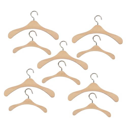 TOYANDONA Kleiderbügel Für Puppen Baby-kleiderbügel 10er Set Mini Puppen Kleiderbügel Aus Ideal Für Puppenbekleidung & Puppen Kleiderständer Für Miniaturen Und Puppenhaus Zubehör TOYANDONA Kleiderbügel Für Puppen Baby-kleiderbügel 10er Set Mini Puppen Kleiderbügel Aus Ideal Für Puppenbekleidung & Puppen Kleiderständer Für Miniaturen Und Puppenhaus Zubehör von TOYANDONA