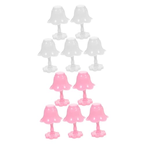 TOYANDONA 10stücke Teiliges Miniatur Tischlampen Für Puppenhaus Dekorative Schreibtischlampe Farbvarianten Und Zubehör -Spielzeug von TOYANDONA