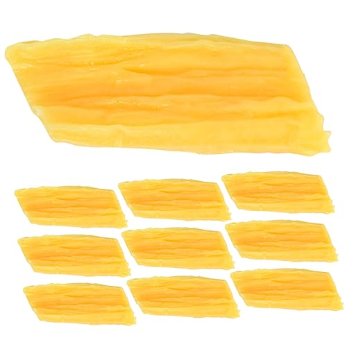 TOYANDONA 10 Stück Realistische Künstliche Nahrung Gefälscht Lebensechte Tofu-Stick-Dekoration Modell Mit Bohnengallerte-stäbchen Künstliche Nahrungsmittel Zur Ausstellung PVC Gelb TOYANDONA 10 Stück Realistische Künstliche Nahrung Gefälscht Lebensechte Tofu-Stick-Dekoration Modell Mit Bohnengallerte-stäbchen Künstliche Nahrungsmittel Zur Ausstellung PVC Gelb von TOYANDONA