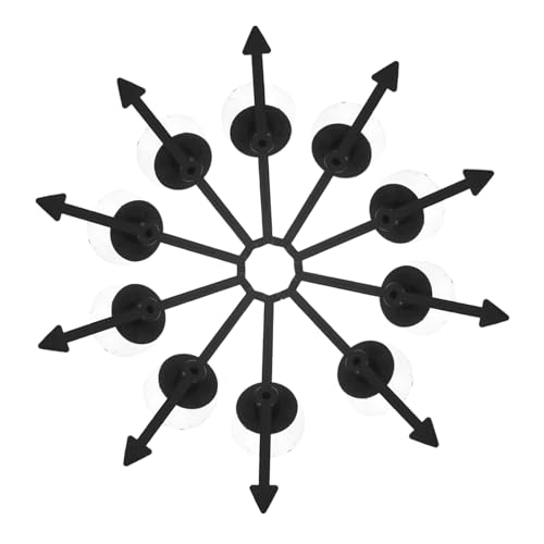 TOYANDONA 10 Stück Roulette-Spiel interaktives Brettspiel Zubehör DIY Zubehör DIY Brettspiele Pfeilspinner mit rotierenden Pfeilen Plastik Black von TOYANDONA