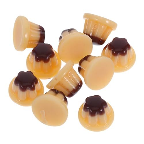 TOYANDONA 10 Stück Simulationspudding Miniaturfutter Miniatur-Food-Modell Winziges Essen Mini Food Model Kit Puppenhaus-backspielzeug Sie Küchenfutter Puppennahrungszubehör Plastik TOYANDONA 10 Stück Simulationspudding Miniaturfutter Miniatur-Food-Modell Winziges Essen Mini Food Model Kit Puppenhaus-backspielzeug Sie Küchenfutter Puppennahrungszubehör Plastik von TOYANDONA