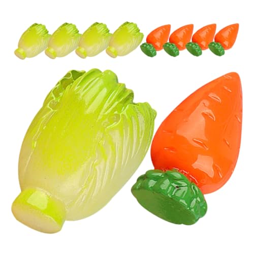 TOYANDONA 10 Stück Simuliertes Gemüse Gefälscht Blätter Karottenstifte Farbig Künstliche Lebensmittel-Requisiten Und Küche Gemüsespielzeug Klein Simulieren Simulation Party Harz TOYANDONA 10 Stück Simuliertes Gemüse Gefälscht Blätter Karottenstifte Farbig Künstliche Lebensmittel-Requisiten Und Küche Gemüsespielzeug Klein Simulieren Simulation Party Harz von TOYANDONA