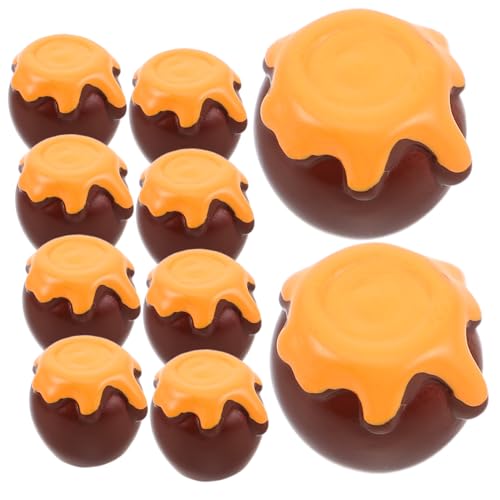 TOYANDONA 10 Stück Simuliertes Honigglas Mini Honiggläser Mini-Glas-Modell Puppenhaus-Szene Requisiten Puppenhaus-lebensmitteldose Honigtopf Puppenhauszubehör Miniatur-honigglas Harz TOYANDONA 10 Stück Simuliertes Honigglas Mini Honiggläser Mini-Glas-Modell Puppenhaus-Szene Requisiten Puppenhaus-lebensmitteldose Honigtopf Puppenhauszubehör Miniatur-honigglas Harz von TOYANDONA