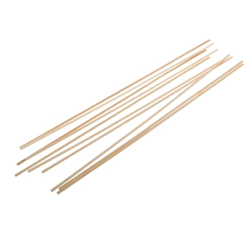 TOYANDONA 10 Stück Teiliges Bambus flachstab DIY drachenbau Stabile Vielseitige Bastelstäbe für Leicht Bruchsicher für Familienaktivitäten und Outdoor spaß von TOYANDONA