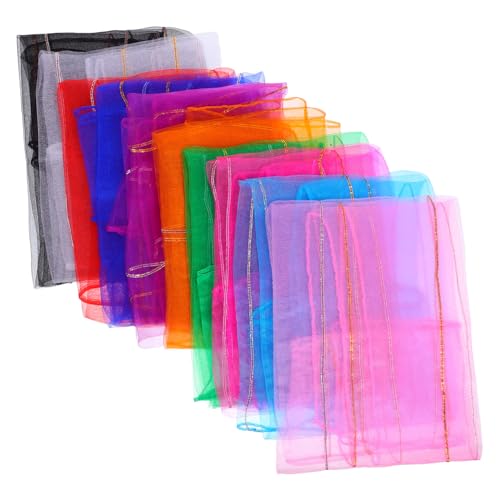 TOYANDONA 10 Stück Teiliges Bunter Jongliertücher für Weiche Hautfreundliche Seidentücher für Tanz Kindergartenaufführungen und Kreative Spiele für Jonglier und Zaubertricks TOYANDONA 10 Stück Teiliges Bunter Jongliertücher für Weiche Hautfreundliche Seidentücher für Tanz Kindergartenaufführungen und Kreative Spiele für Jonglier und Zaubertricks von TOYANDONA