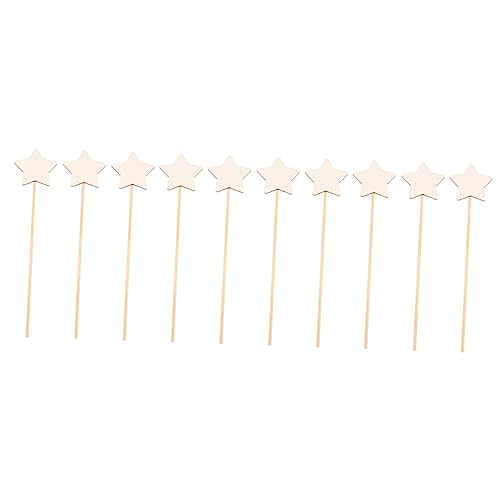 TOYANDONA 10 Stück Teiliges DIY Zauberstab mit Stern Unbemalt Bruchsicher Langlebig Kreatives Bastelspielzeug für Bemalen und Dekorieren bei Kindergeburtstagen TOYANDONA 10 Stück Teiliges DIY Zauberstab mit Stern Unbemalt Bruchsicher Langlebig Kreatives Bastelspielzeug für Bemalen und Dekorieren bei Kindergeburtstagen von TOYANDONA