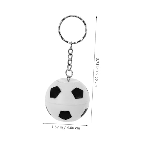 TOYANDONA 10 Stück Teiliges Fußball Schlüsselanhänger Sport Fan Anhänger mit Einzigartigem Design Vielseitige Taschen Autoanhänger Geschenkideen für Fußballbegeisterte Jungen und von TOYANDONA