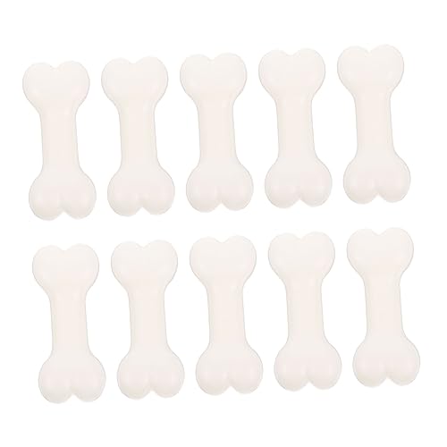 TOYANDONA 10 Stück Teiliges Halloween Fake Bone Deko Realistische Kleine Knochen Requisiten für DIY Basteln Party und Gruselhausdekoration Geeignet für Halloween Karneval Erwachsene von TOYANDONA