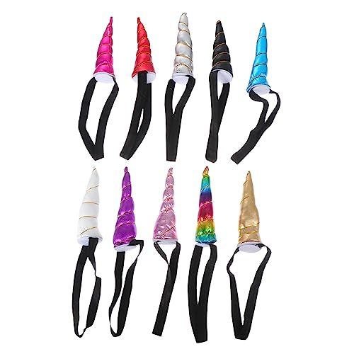 TOYANDONA 10 Stück Teiliges Halloween Haarreif Einhorn Design Bunte Party Haarreifen Stirnbänder für Mädchen Karneval Fasching Geburtstagsfeier Zufällige Farbe TOYANDONA 10 Stück Teiliges Halloween Haarreif Einhorn Design Bunte Party Haarreifen Stirnbänder für Mädchen Karneval Fasching Geburtstagsfeier Zufällige Farbe von TOYANDONA
