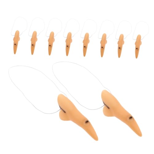 TOYANDONA 10 Stück Teiliges Hexennasen für Halloween Party Realistische Hakenform Komfortabel und Wiederverwendbar Schnelles Anlegen für Masquerade Karneval und Thematische Kostümfeiern TOYANDONA 10 Stück Teiliges Hexennasen für Halloween Party Realistische Hakenform Komfortabel und Wiederverwendbar Schnelles Anlegen für Masquerade Karneval und Thematische Kostümfeiern von TOYANDONA