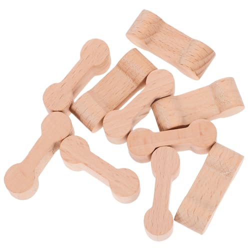 TOYANDONA 10 Stück Teiliges Holz Eisenbahn schienenverbinder Stabile Einfach zu Montierende Zugspielzeug verbindung für Robustes Schadstofffreies Material Kompatibel mit Gängigen von TOYANDONA