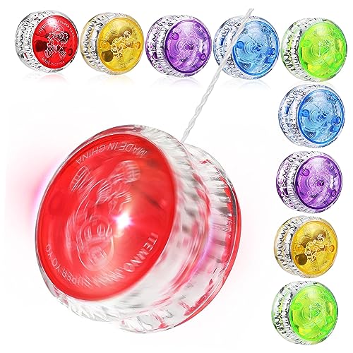 TOYANDONA 10 Stück Teiliges Kleine Yo Yo Bälle aus Kunststoff Leichte Tragbare Spielzeuge Hand Auge Koordination als Kreatives und Partybevorzugung von TOYANDONA