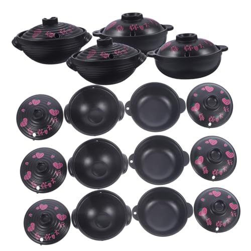 TOYANDONA 10 Stück Teiliges Kochgeschirr für Puppenhäuser Realistische Mini Kasserollen und Küchenutensilien zur Dekoration für Kreative DIY Projekte TOYANDONA 10 Stück Teiliges Kochgeschirr für Puppenhäuser Realistische Mini Kasserollen und Küchenutensilien zur Dekoration für Kreative DIY Projekte von TOYANDONA