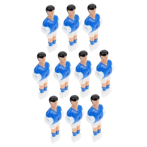 TOYANDONA 10 Stück Teiliges Kunststoff Fußballspieler Figuren für Tischfußball Maschine Langlebig Glatte Oberfläche Turnierstil Geeignet als Fußball Zubehör für Familien von TOYANDONA
