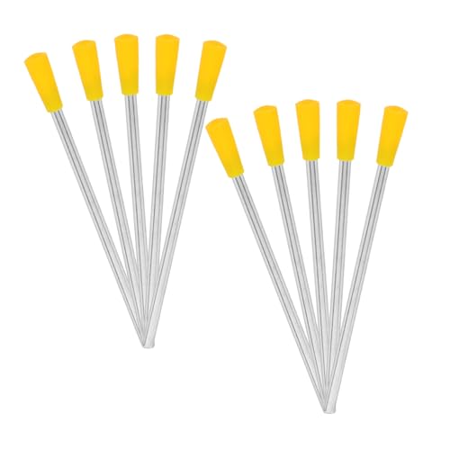 TOYANDONA 10 Stück Teiliges Metall Dreiecksschlägel Robuste Klangstäbe für Triangel Percussion Außenbereich Dinner Bell Beater Präzise Gefertigte Rhythmus Schlägel für Klassenzimmer und TOYANDONA 10 Stück Teiliges Metall Dreiecksschlägel Robuste Klangstäbe für Triangel Percussion Außenbereich Dinner Bell Beater Präzise Gefertigte Rhythmus Schlägel für Klassenzimmer und von TOYANDONA