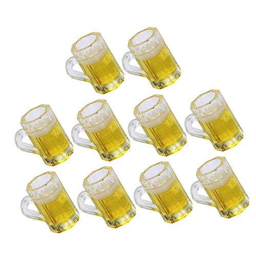 TOYANDONA 10 Stück Teiliges Mini Bierkrug aus Hochwertigem Harz Realistische Mini Bierbecher Figuren für Puppenhaus Dekoration Detailgetreue Miniatur Biergläser in Leuchtenden Farben für TOYANDONA 10 Stück Teiliges Mini Bierkrug aus Hochwertigem Harz Realistische Mini Bierbecher Figuren für Puppenhaus Dekoration Detailgetreue Miniatur Biergläser in Leuchtenden Farben für von TOYANDONA